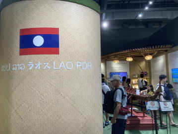 ラオスのブース