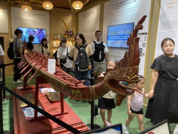 ラオスのブース