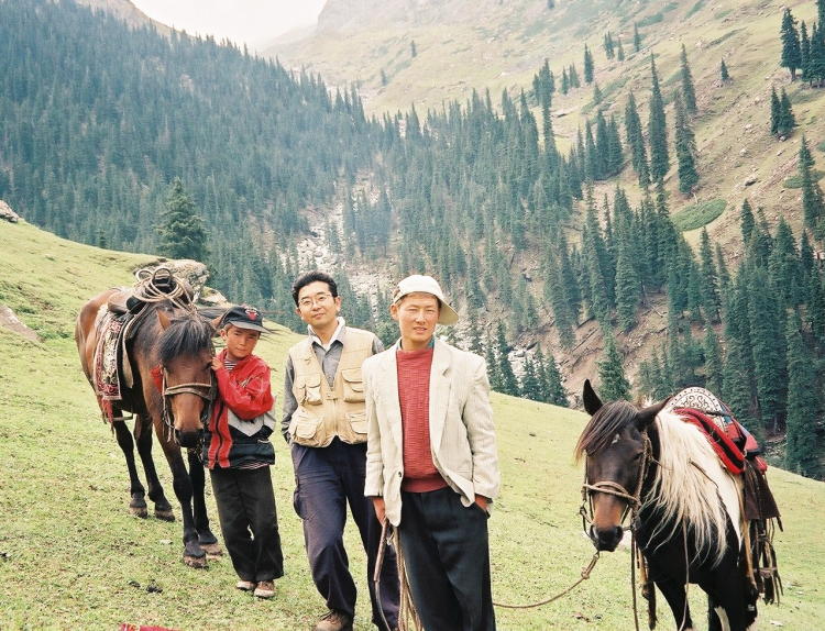 天山のカザフ族