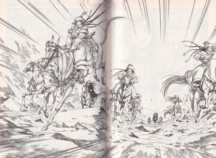 森薫の「乙嫁語り」14巻、馬競べ編